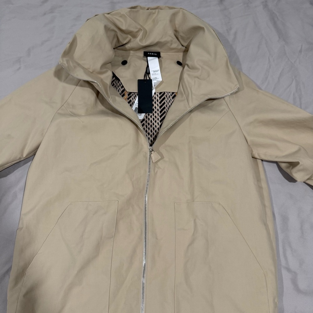 Akris Women’s Helen Parka with Hood Coat Jacket Size 12